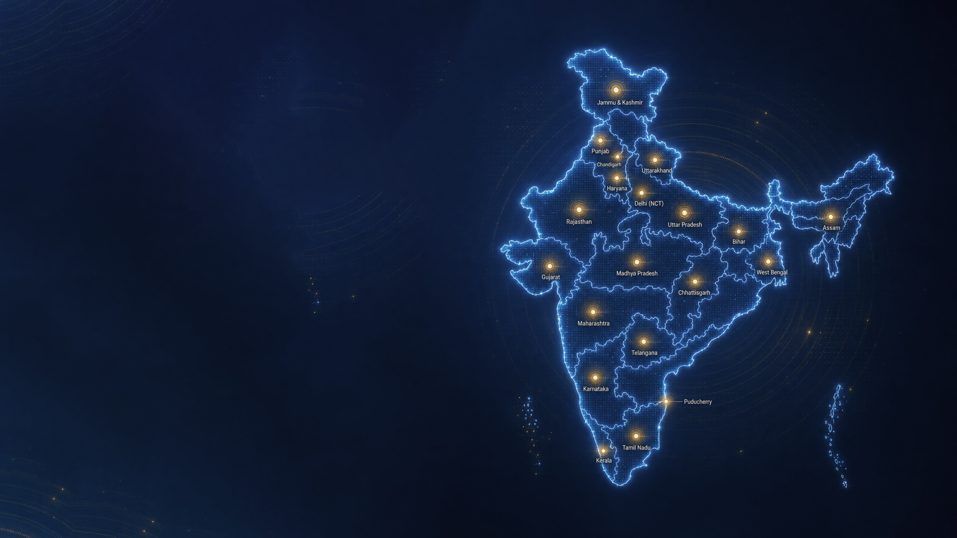 Map of India showing Humain AI Literacy Mission schools